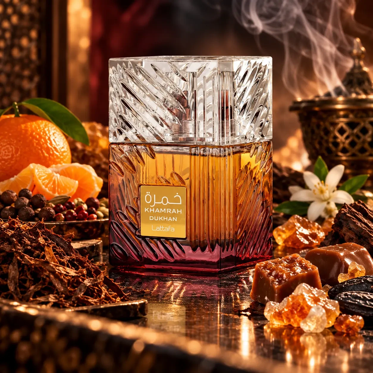Lattafa Khamrah Dukhan Eau de Parfum (EDP) 100ml - Alternate View
