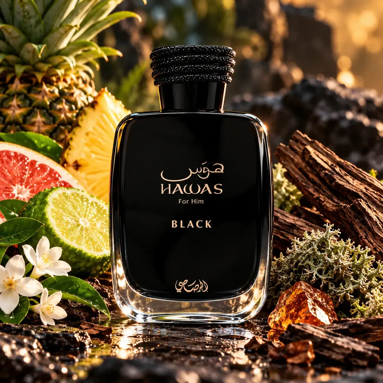 Rasasi Hawas Black Eau de Parfum (EDP) 100ml - Alternate View