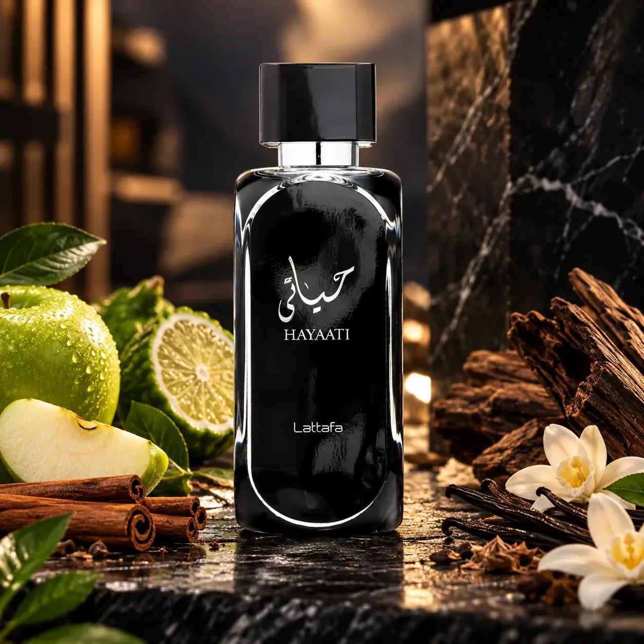 Lattafa Hayaati Black Eau de Parfum (EDP) 100ml - View 4