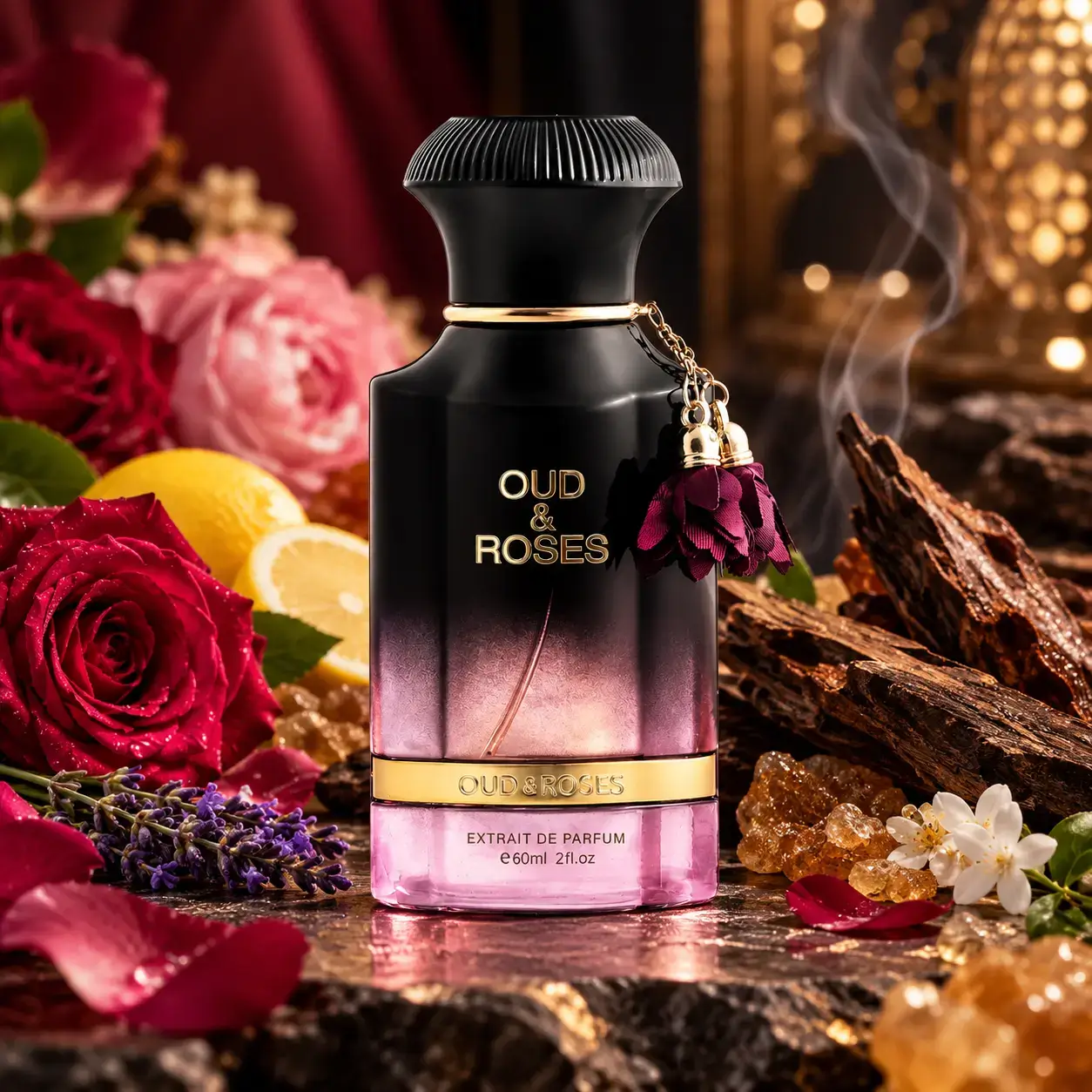 Ahmed Al Maghribi Oud & Roses Eau de Parfum (EDP) 60ml - View 4
